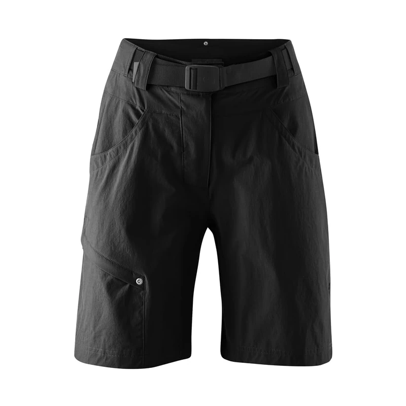 Gonso Mira, Women's cycling shorts, 2in1 bike shorts with stretch insert over the seat, Button-in cycling underpants with Relax Gel Comfort seat pad, Wide fit, PFC-free - Image 1