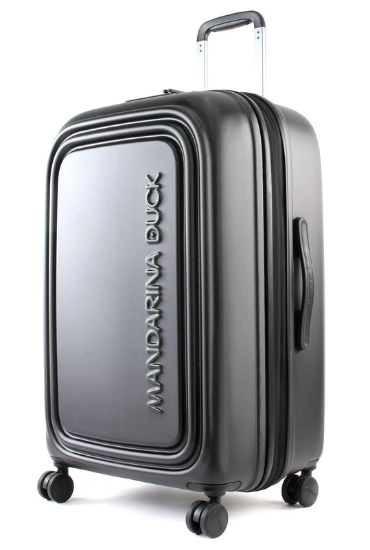 Mandarina Duck LOGODUCK + Trolley MEDIUM EXP Black (Black) 45x69x32/35 (LxHxW)