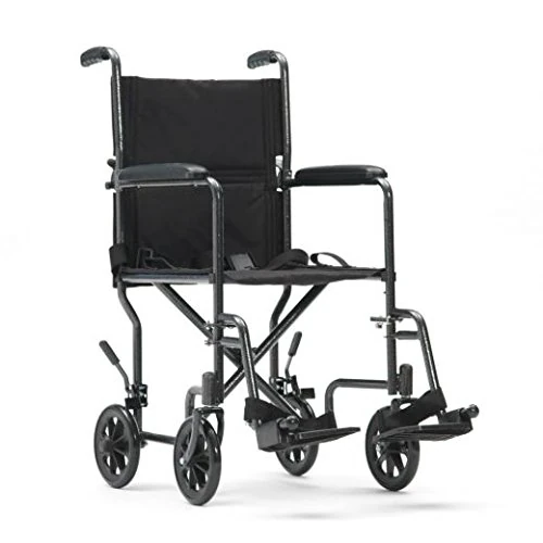 Drive Devilbiss Silver Sport Wheelchair Folding Travel Chair Transit Wheel Chair Mobility Aid Transport