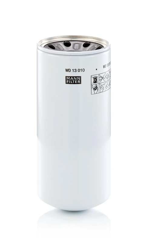 MANN-FILTER WD 13 010-2 x Oil Filter Hydraulics filter (set of 2) - for Off-Highway Applications