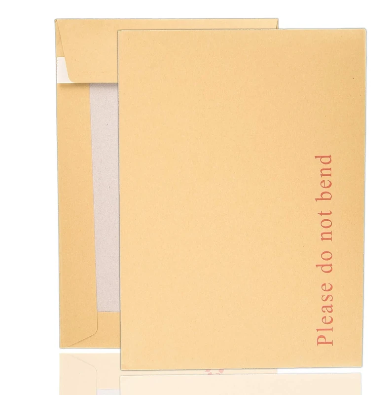 Arpan 229mm x 162mm A5 C5 Manilla Hard Board Backed Envelopes Do Not Bend (Pack of 250)