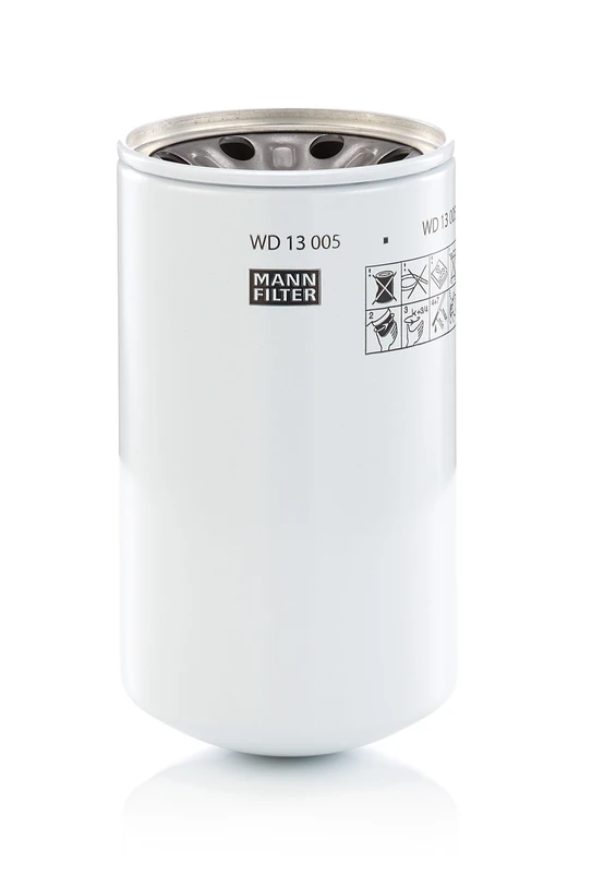 MANN-FILTER WD 13 005 x Oil Filter Hydraulics filter - for Off-Highway Applications