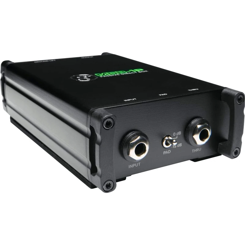 Mackie MDB-1P Passive Direct Box (DI) With Ground Lift and -15 dB Pad
