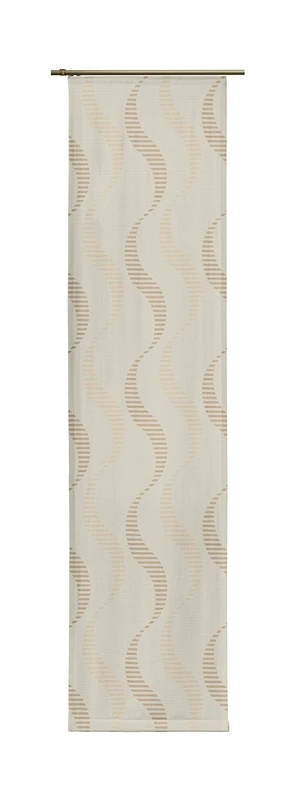 Wirth Panels with Accessories, Polyester, beige, 145 x 60 cm - Image 1