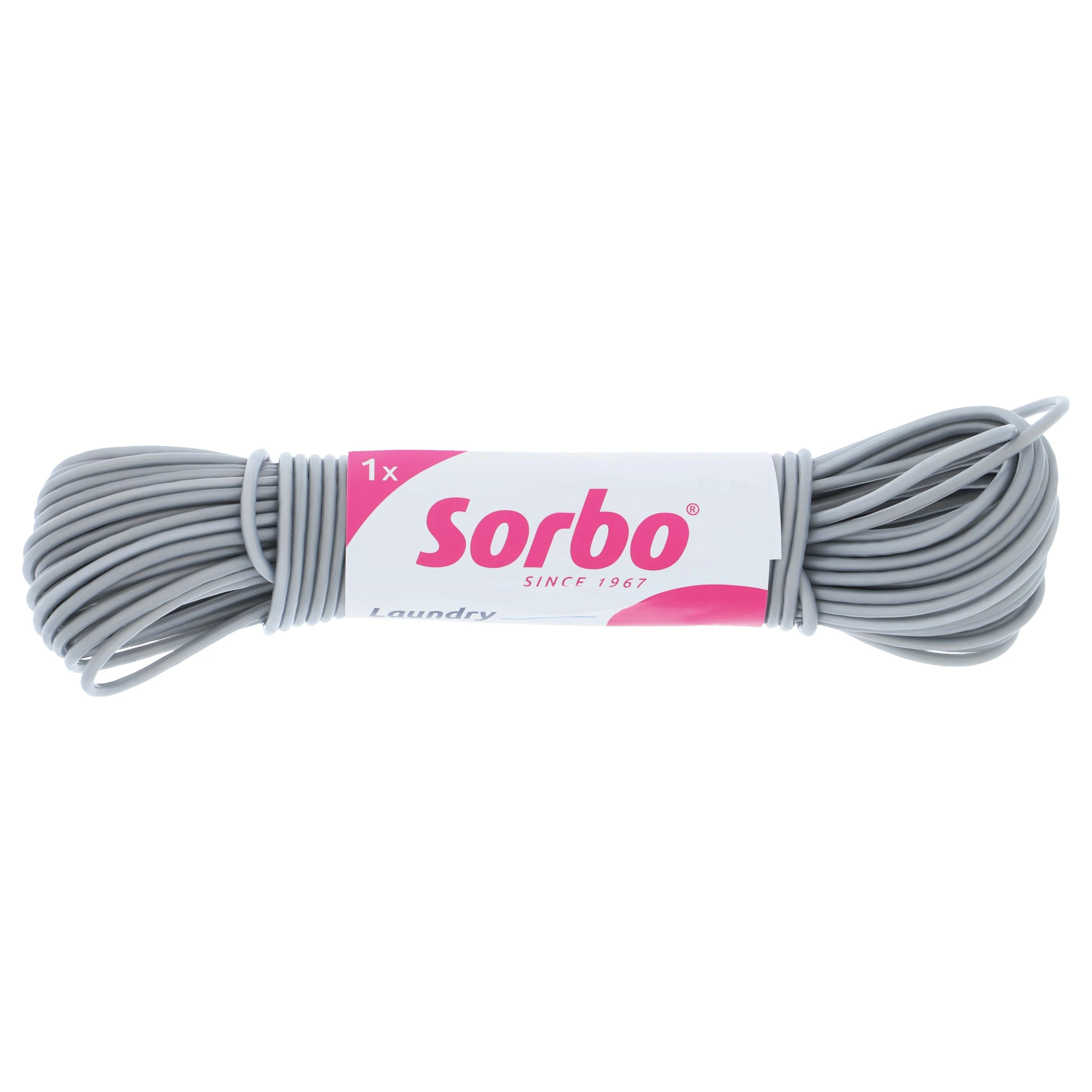 Sorbo Steel Core Clothes Line, 20 metre length washing line, heavy duty core with a flexible costing for non-Slip ease of use, Easy to use with either rotary or traditional washing lines