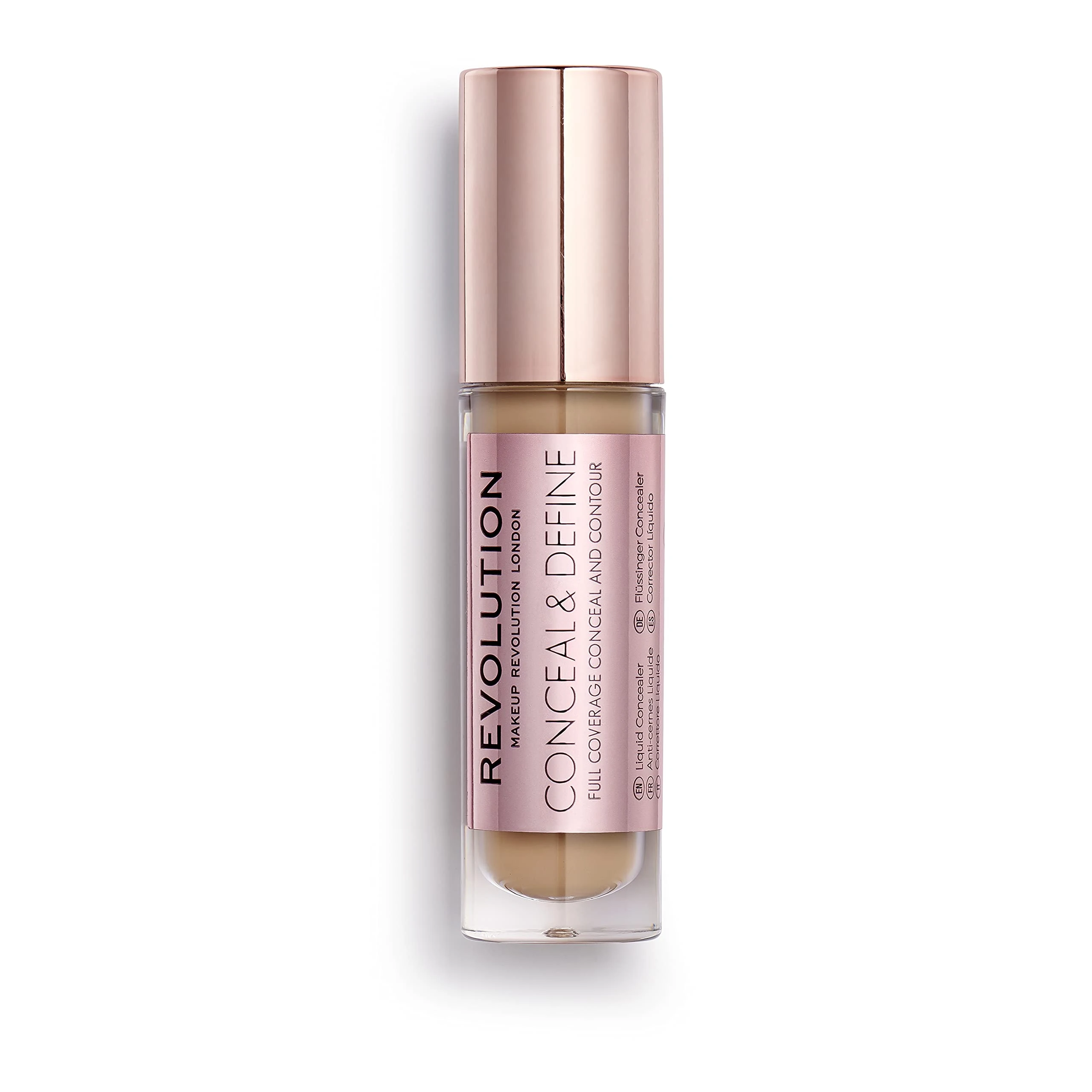 Revolution Conceal & Define Concealer, Lightweight, Long-Lasting, Full Coverage Face Makeup, C11, 4g