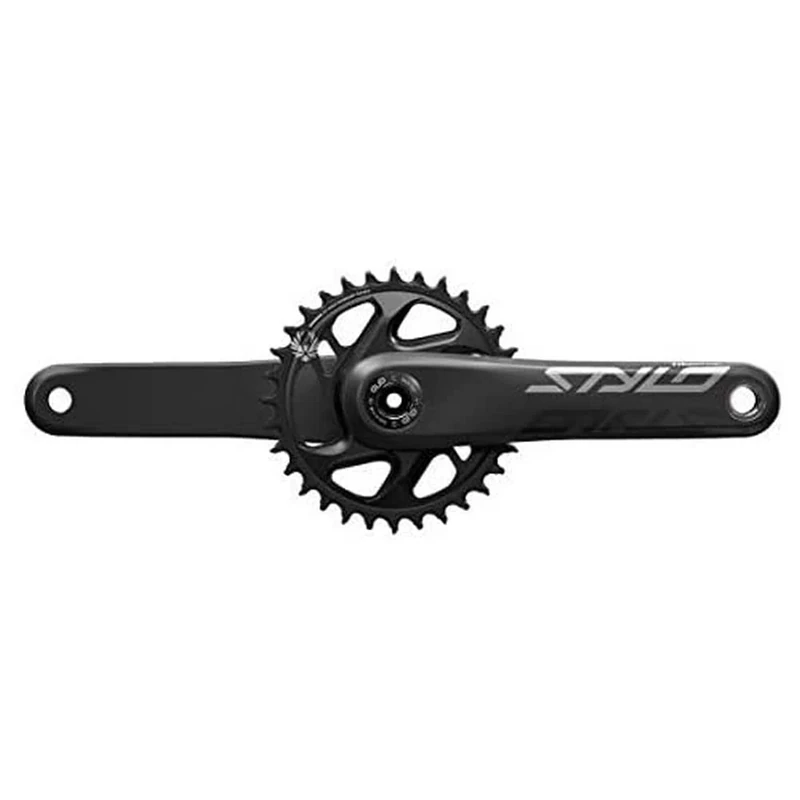 Sram Truvativ Truvativ Stylo Eagle Carbon Crankset, 170 mm, 32T DM Dub Bottom Bracket, Boost 148, 00.6118.528.003 Crank, Black, 170 mm