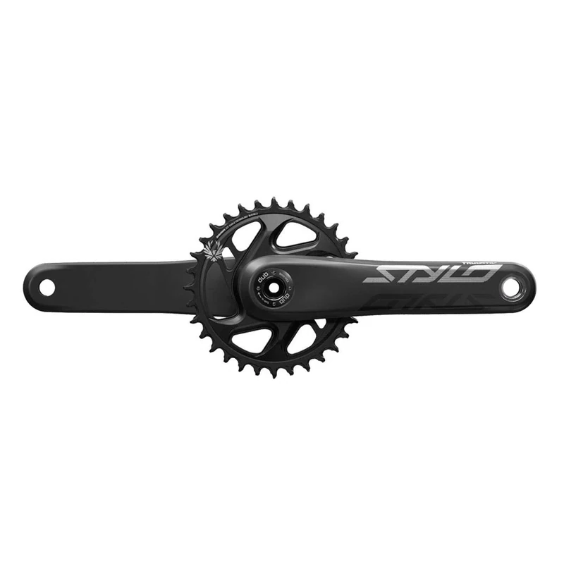 TRUVATIV Crank Stylo Carbon Eagle Fat Bike 5" Dub 12S 170 Wdirect Mount 30T X-Sync 2 Chainring Black (Dub Cups/Bearingsnot Included): Black 170mm