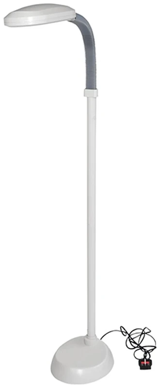 Aidapt Standing Reading Lamp Boasts Optimum Natural Daylight Levels (6,500K Daylight), Economical, Ideal Companion for Everyday Activities such as Reading and Writing along with Craft and Hobby Work.
