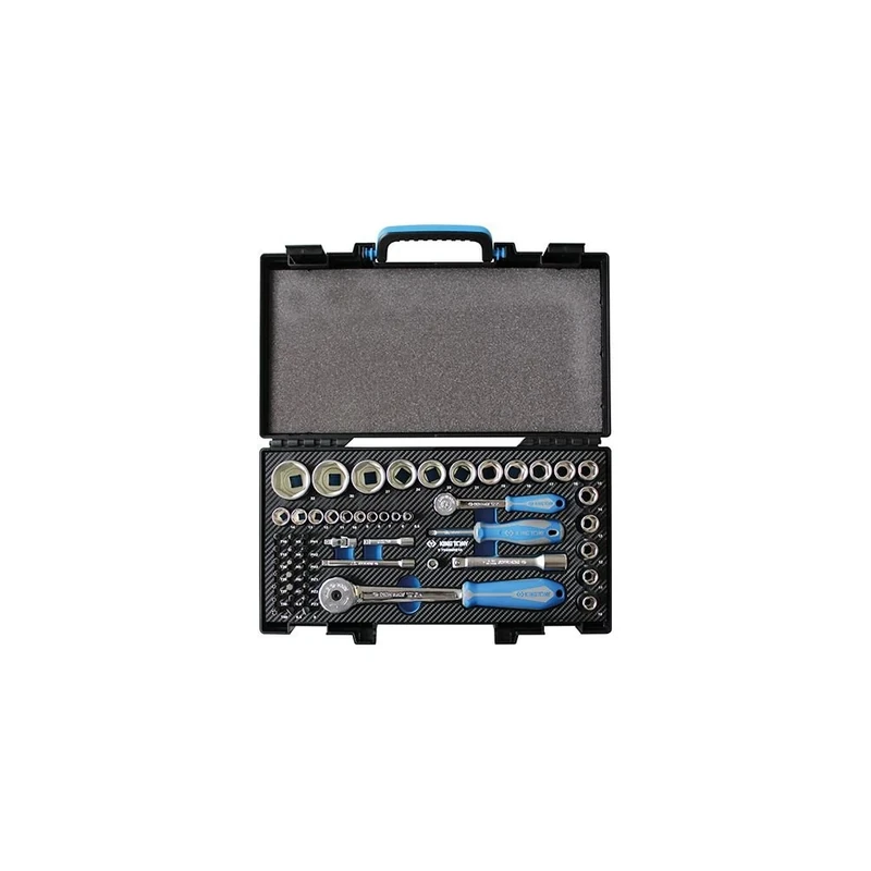 King Tony - EVA case 55 pcs screwing, Ratchets, sockets, Metric bits - 7555MRE10 - King Tony