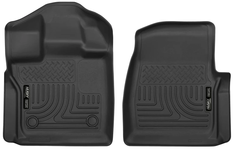Husky Liners — X-ACT Contour | Fits 2015-2024 Ford F-150 Standard Cab, Front Row - Black, 2 pcs. | 52751