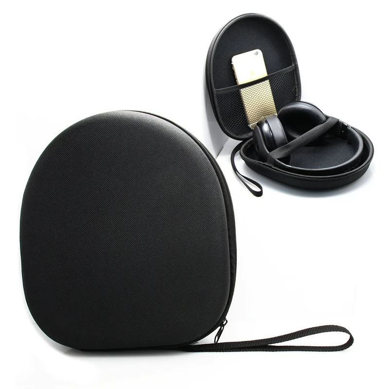 SteelFever Large Universal Headphone Carrying Case - Black - Image 1