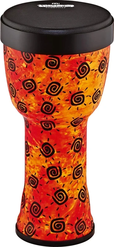 Meinl Percussion VivaRhythm Djembe Instrument - Small Handdrum - With Nappa Head - Diameter 8 Inches - Plastic, Multicoloured (VR-SDJPO8-NH)