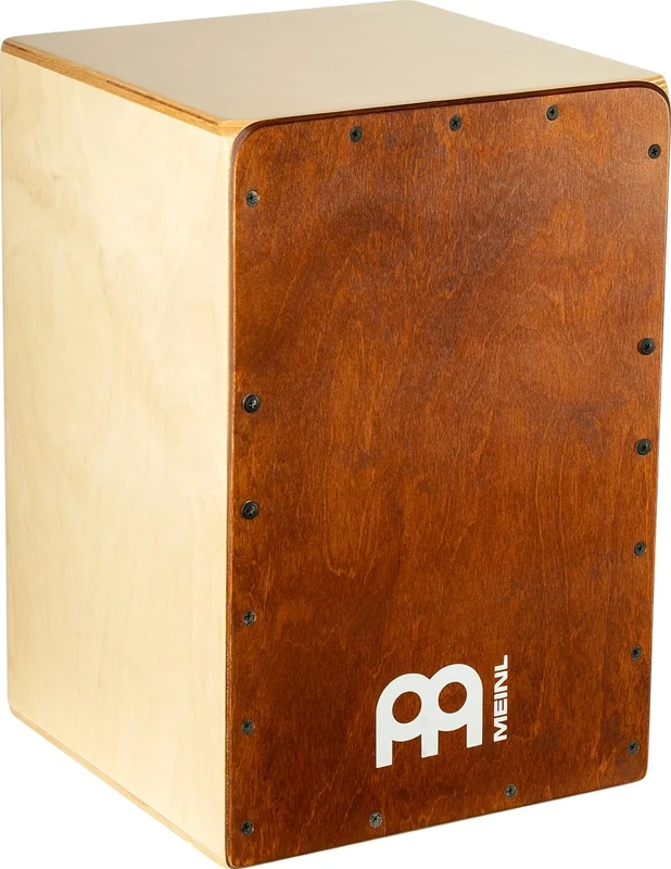 Meinl Percussion Snarecraft Cajon Instrument - Compact Drum Box with 2 Snare Wires - Playing Surface Almond Birch (SC80AB)