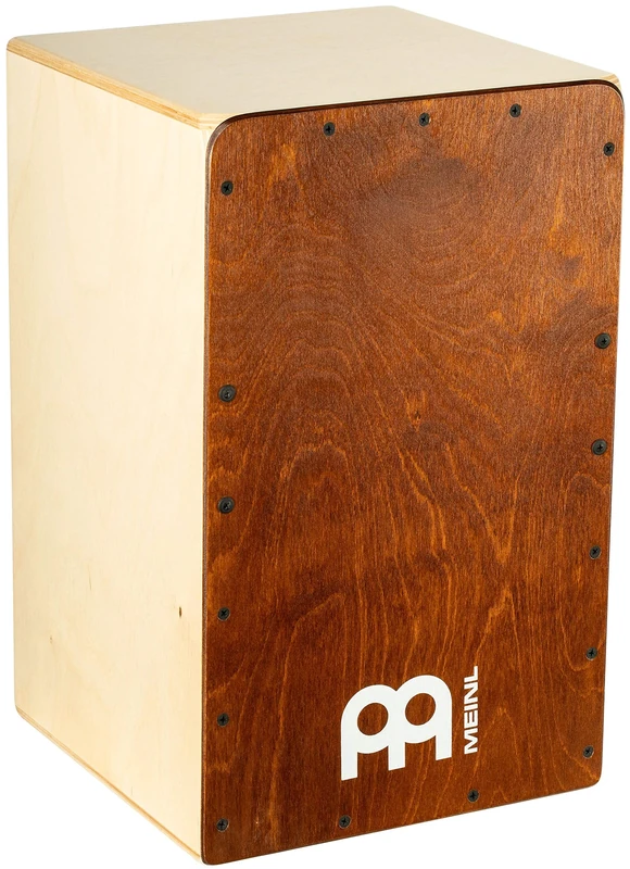 Meinl Percussion Snarecraft Cajon Instrument - Big Drum Box with 2 Snare Wires - Playing Surface Almond Birch (SC100AB)