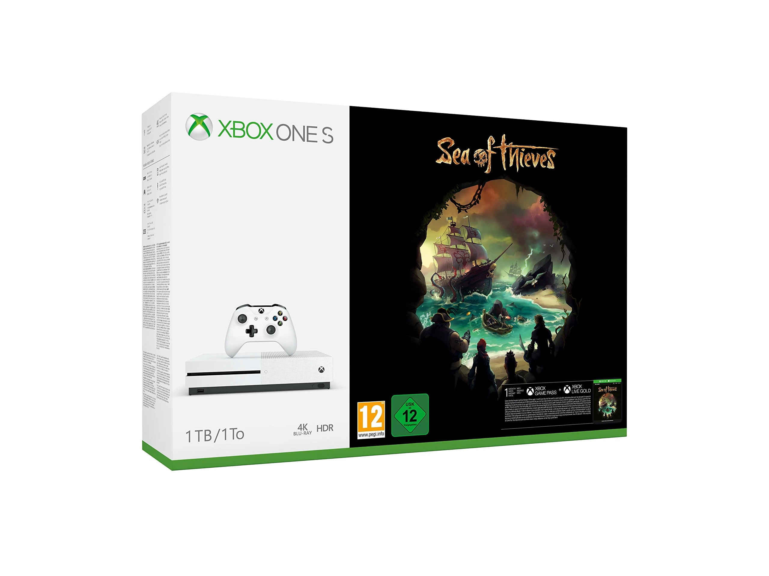 Xbox One S 1TB Console Sea of Thieves Bundle