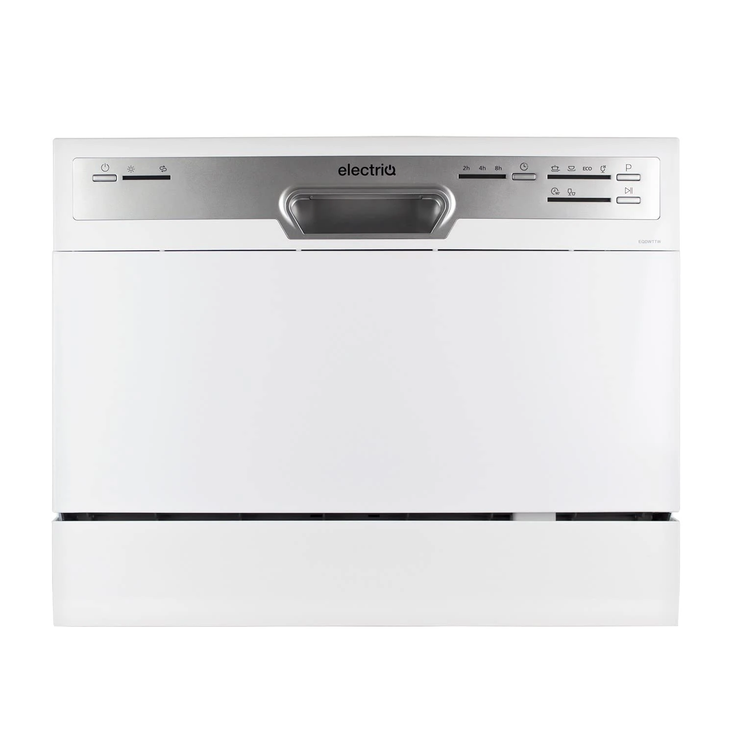 electriQ 6 Place Freestanding or Integrated Table Top Dishwasher - White
