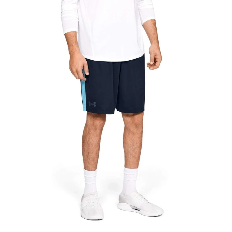 Under Armour Men's Mk-1 Shorts, Mens, Shorts, 1306434, Blue (Academy (411)/Stealth Gray), XXL