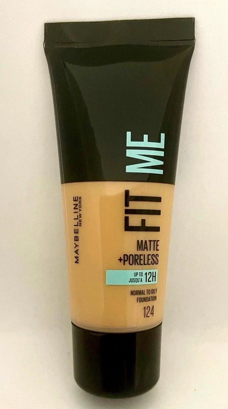 Maybelline Fit Me Matte and Poreless Foundation - No. 124