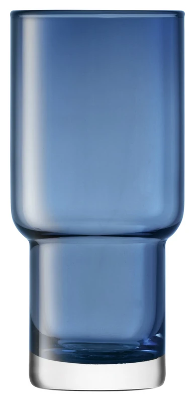 LSA International Utility Highball 390ml Sapphire | Set of 2 | Mouthblown & Handmade Glass | UT68