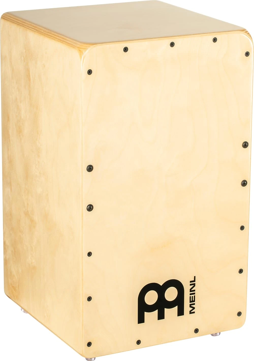 Meinl Percussion Woodcraft Cajon Instrument - Big Drum Box with Snare and deep Bass Sound - Playing Surface Baltic Birch (WC100B)
