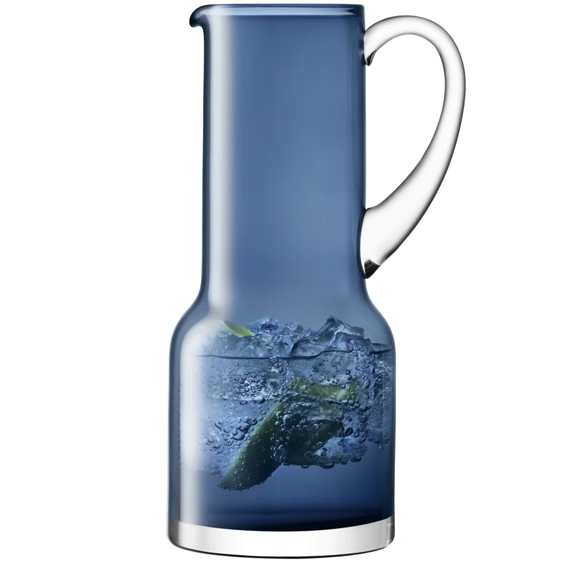LSA International Utility Jug 1.35L Sapphire| 1 Unit | Mouthblown & Handmade Glass | UT69