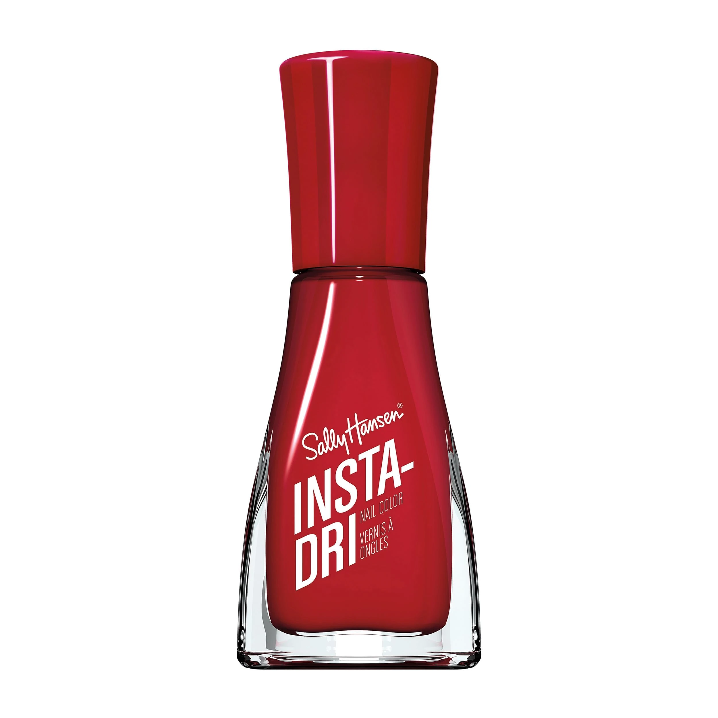 Sally Hansen Insta-Dri Nail Polish, ASAP Apple, 60 Seconds Quick Drying, Long Lasting, Streak Free, Shiny Finish, 3-in-1 Formula, Built in Base and Top Coat, 9.17ml