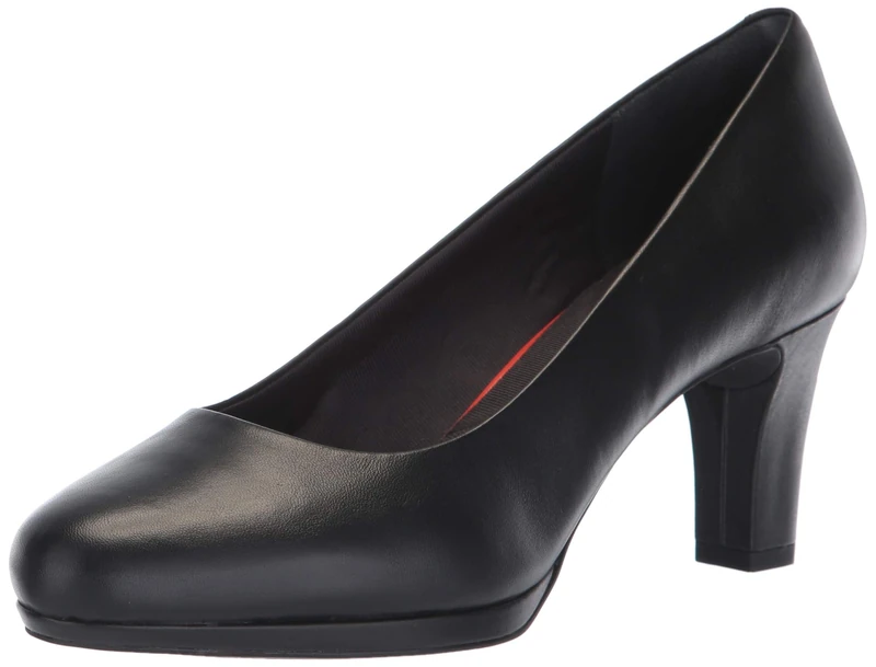 Rockport Women's TM Leah Pump, 5 UK, Black Nappa