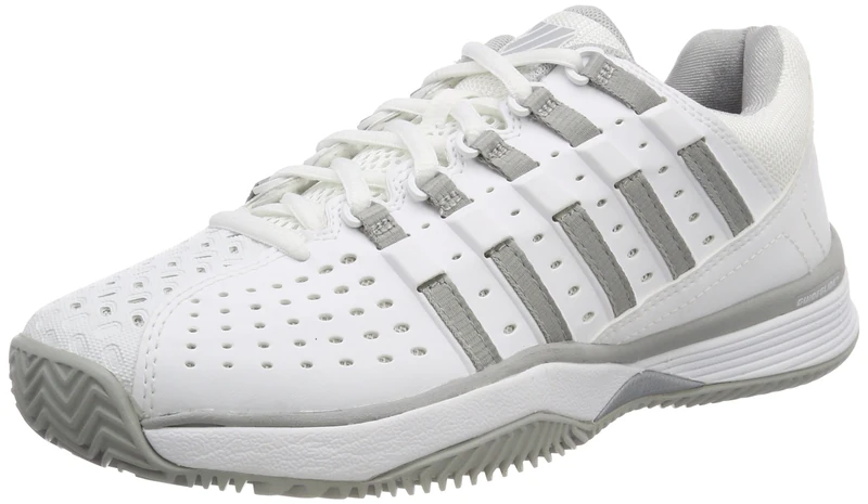K-Swiss Performance Women's KS TFW HYPERMATCH HB Tennis Shoes, White (White/Highrise 01), 8 (42 EU) - Image 1