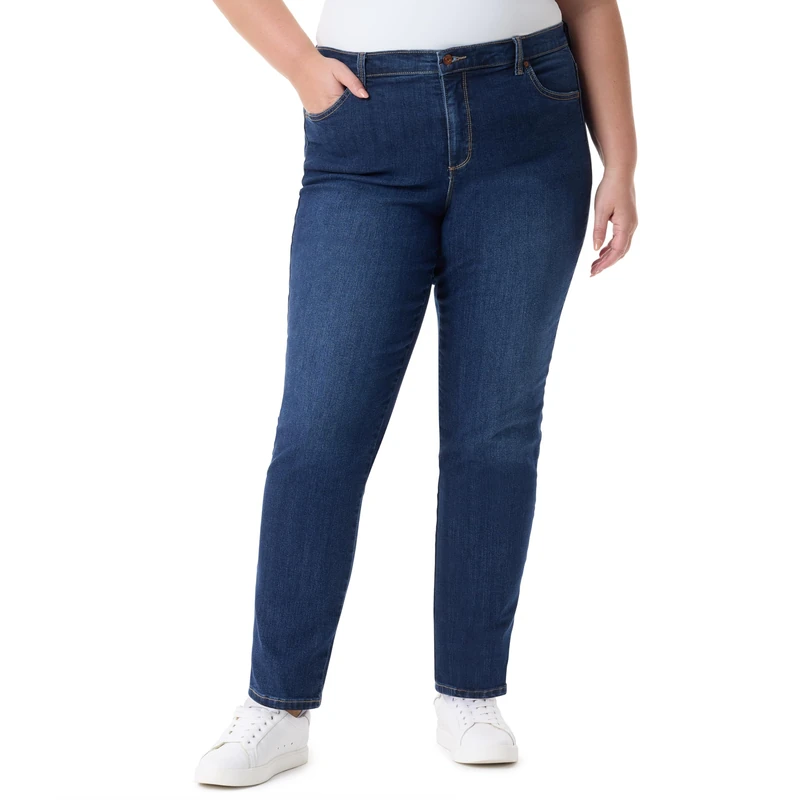 Gloria Vanderbilt Women's Amanda Classic High Rise Tapered Jean Standard, Madison, 16
