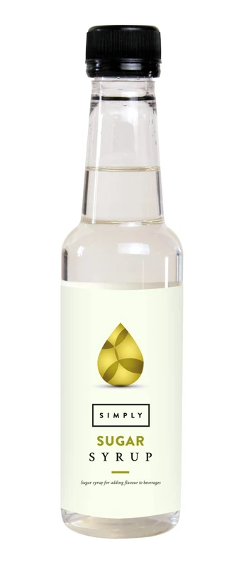 Simply Sugar Syrup, Vegan & Nut Free Flavoured Syrup for Coffee, Cocktails & Baking (250ml)