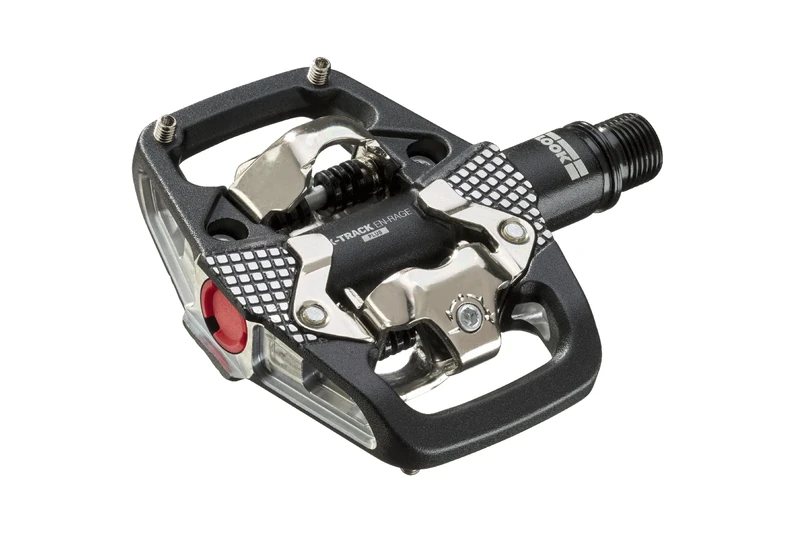 LOOK Cycle - X-TRACK En-Rage Plus MTB Pedals - Standard SPD Mechanism Compatible - Ultra Strong Forged Aluminum Body - Large Contact Surfaces - Ideal Enduro Bike Pedals - Black
