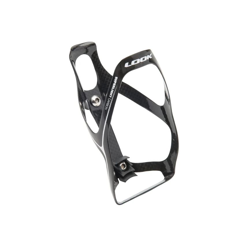 LOOK Unisex - Adult Super Light Bottle Holder, Black/White Shiny, One Size