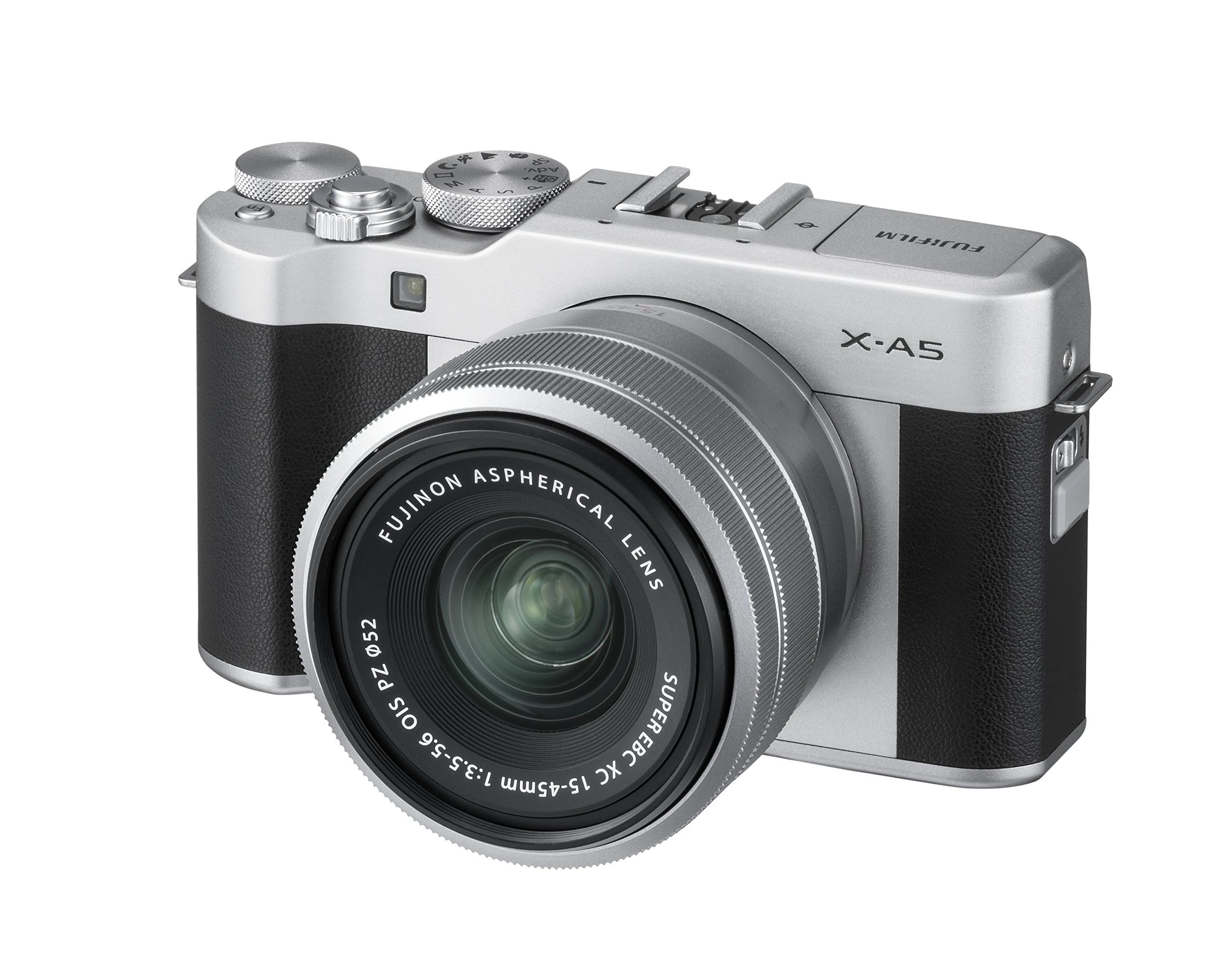 Fujifilm X-A5 (Silver) with Silver XC 15-45 lens