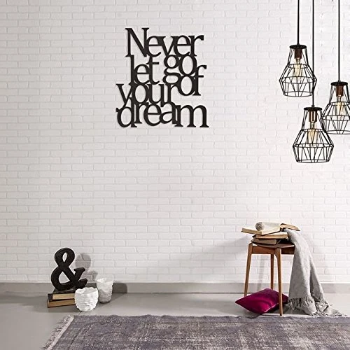 Homemania Wall Decoration, Metal, Black, Default