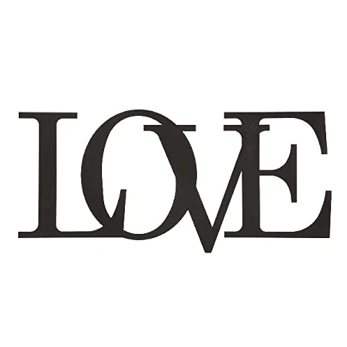 Maison Du Design Phrases Wall Decoration, Black