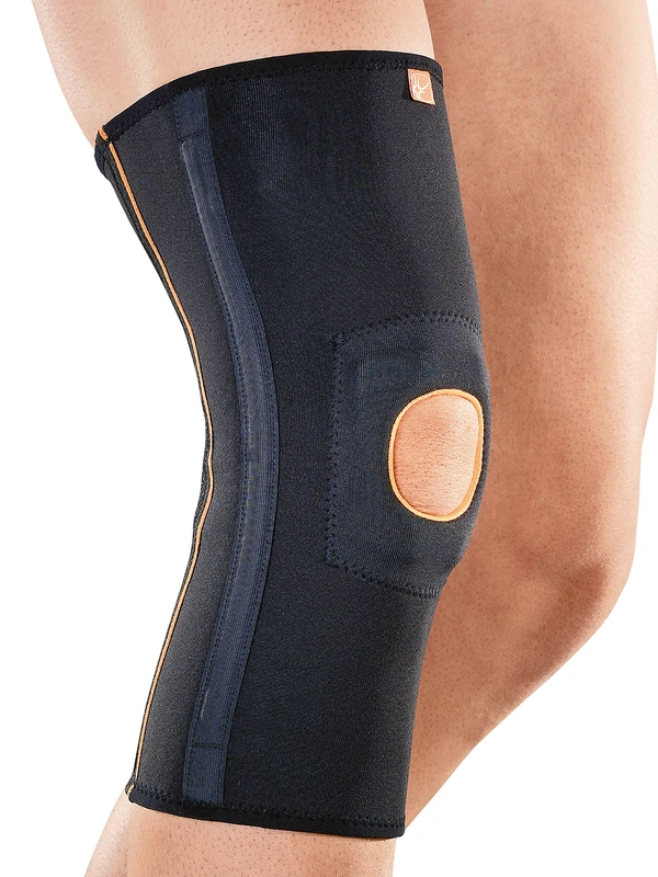 RO + Ten mg1104 S Knee Tubular AirX with Patella Stabilizer, Black