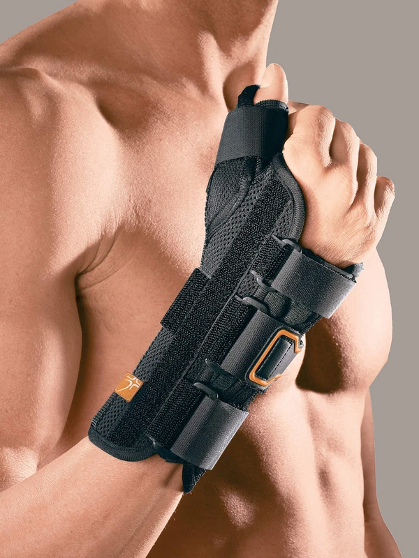 Ro+ten -Orthoservice MP1117R Open Wrist Support with Right Thumb Grip, Black