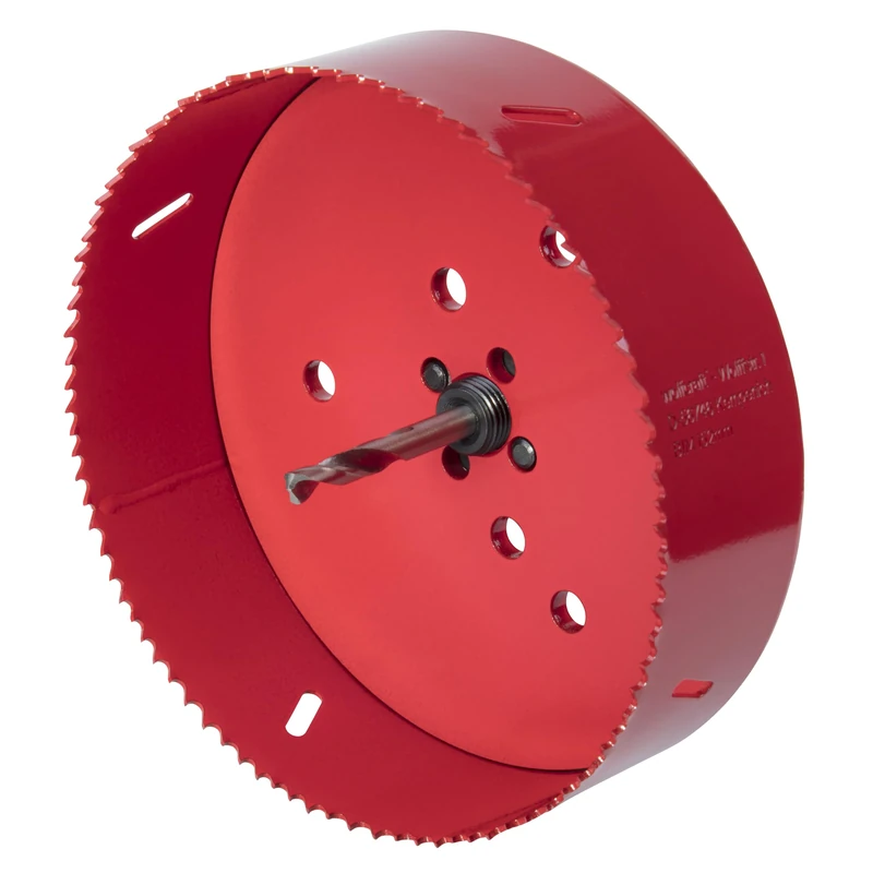 wolfcraft Bi-Metal Hole Saw, Ø 152 mm I 5498000 I For drywall materials, wood, plastics and metals, cutting depth 40 mm - Image 1