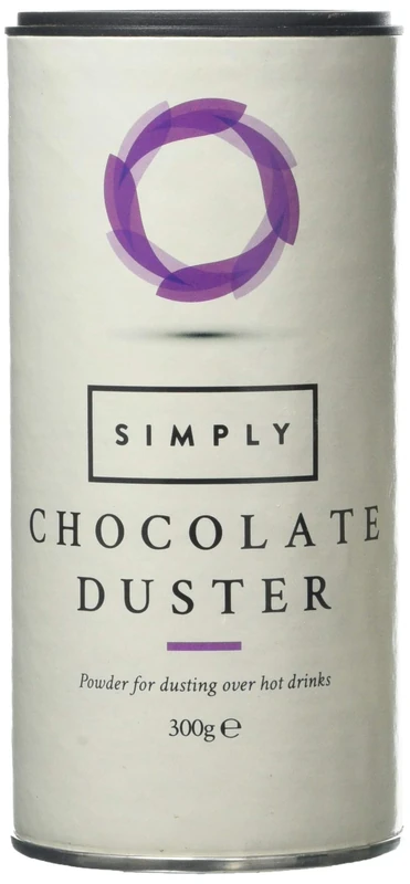 Simply Chocolate Duster, Chocolate Shaker for Cappuccino, Coffee, Milkshakes & Frappes, Suitable for Vegans & Nut Free (300g)