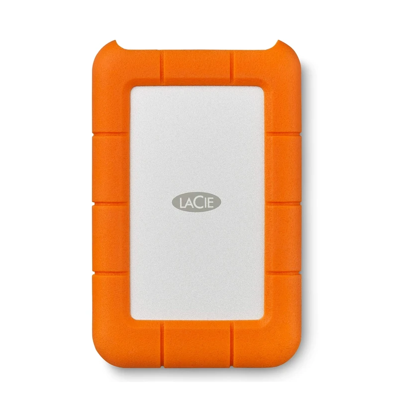 LaCie Rugged USB-C 5TB, Portable External Hard Drive, for PC Mac iPad & iPhone, Data Rescue Services (STFR5000800)