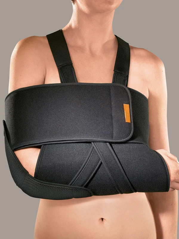 RO + Ten m8412 and Removable Shoulder with Pocket Elbow Arm Sling, Black