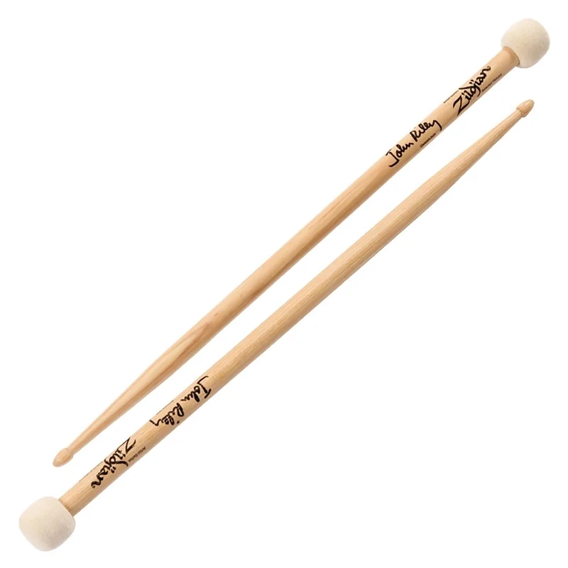 Zildjian Artist Series Hickory Mallets - John Riley - Double Stick/Mallet Pair with Felt Head