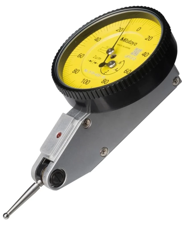 Mitutoyo 513-425-10E DIAL TI, BAS, STD 0.6 mm, 1 μm Accuracy, 0.002 mm, Yellow (Pack of 5)