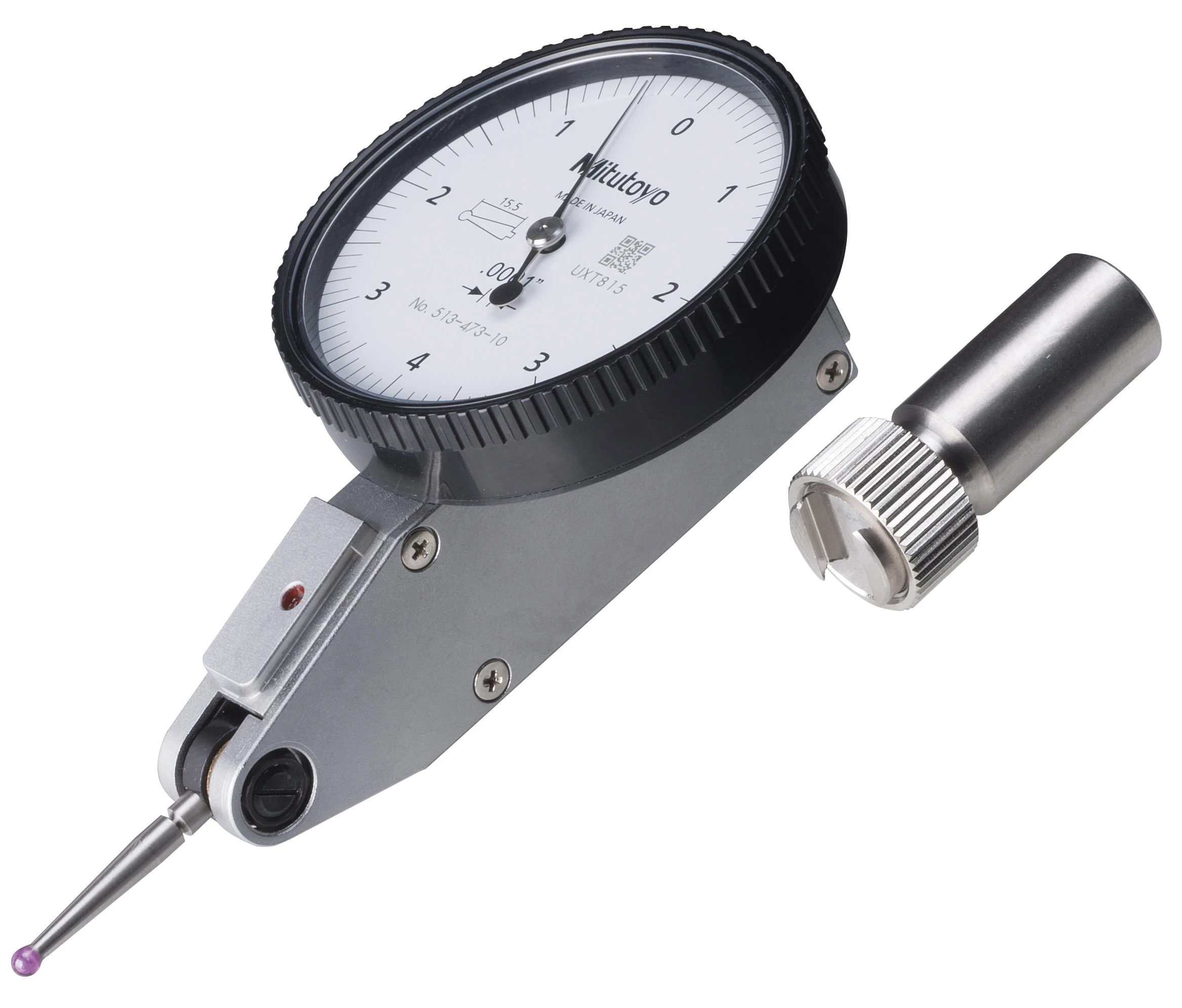 Mitutoyo 513-473-10E DIAL TI, BAS, STD 0.008", 0.00004" Accuracy, 0.0001", White