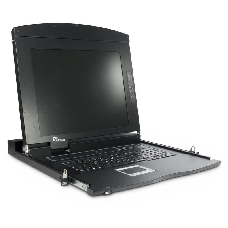 Inter-Tech AS-7116 ULS 17" 1920 x 1080pixels Steel Black rack console