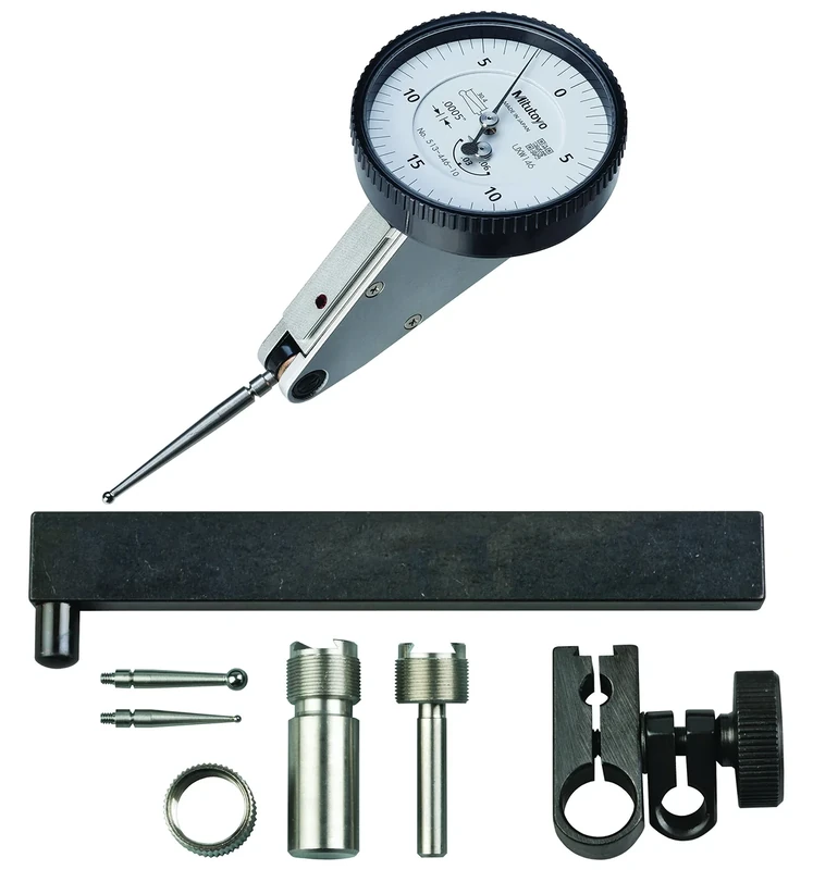 Mitutoyo 513-446-10T DIAL TI, FULL, TILT 0.06", 0.0002" Accuracy, 0.0005", White (Pack of 9)
