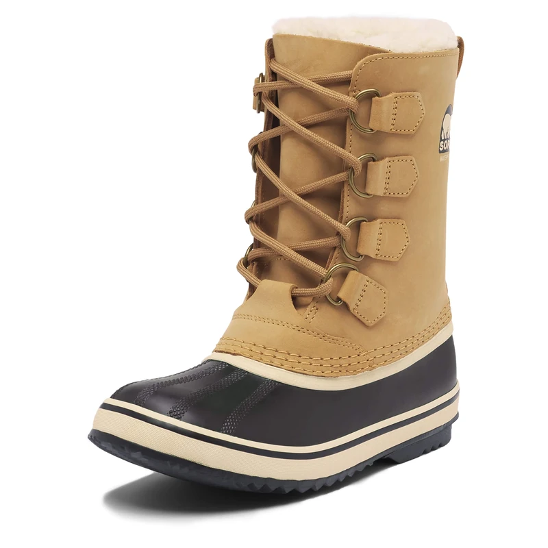 Sorel Women's Winter Boots, 1964 PAC 2 WP, Brown (Buff, Black), Size: 4 - Image 1