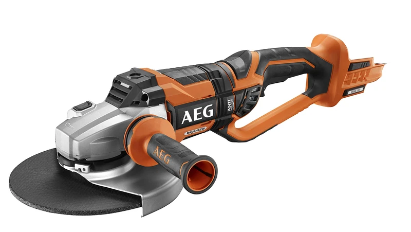AEG BEWS18-230BL-0 Cordless Angle Grinder 18 V with 230 mm Disc Diameter with Overload Protection Without Battery BEWS18-230BL-0