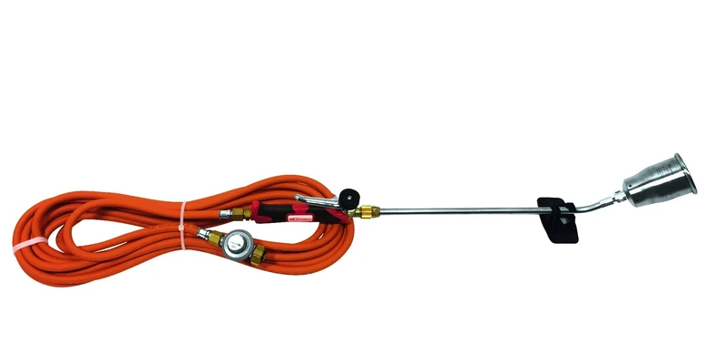 Express 6110 6110 Stainless Steel Pack Consisting of a 100S Burner + 1 L400 Neck + 1 Handle 650 Output 3/8th Left + 10 m Hose 963/10 + 1 Regulator 4 Bar Ref. 684